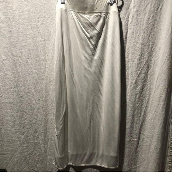 Helmet Lang white stretch midi skirt bodycon fully lined size M - Picture 6 of 7